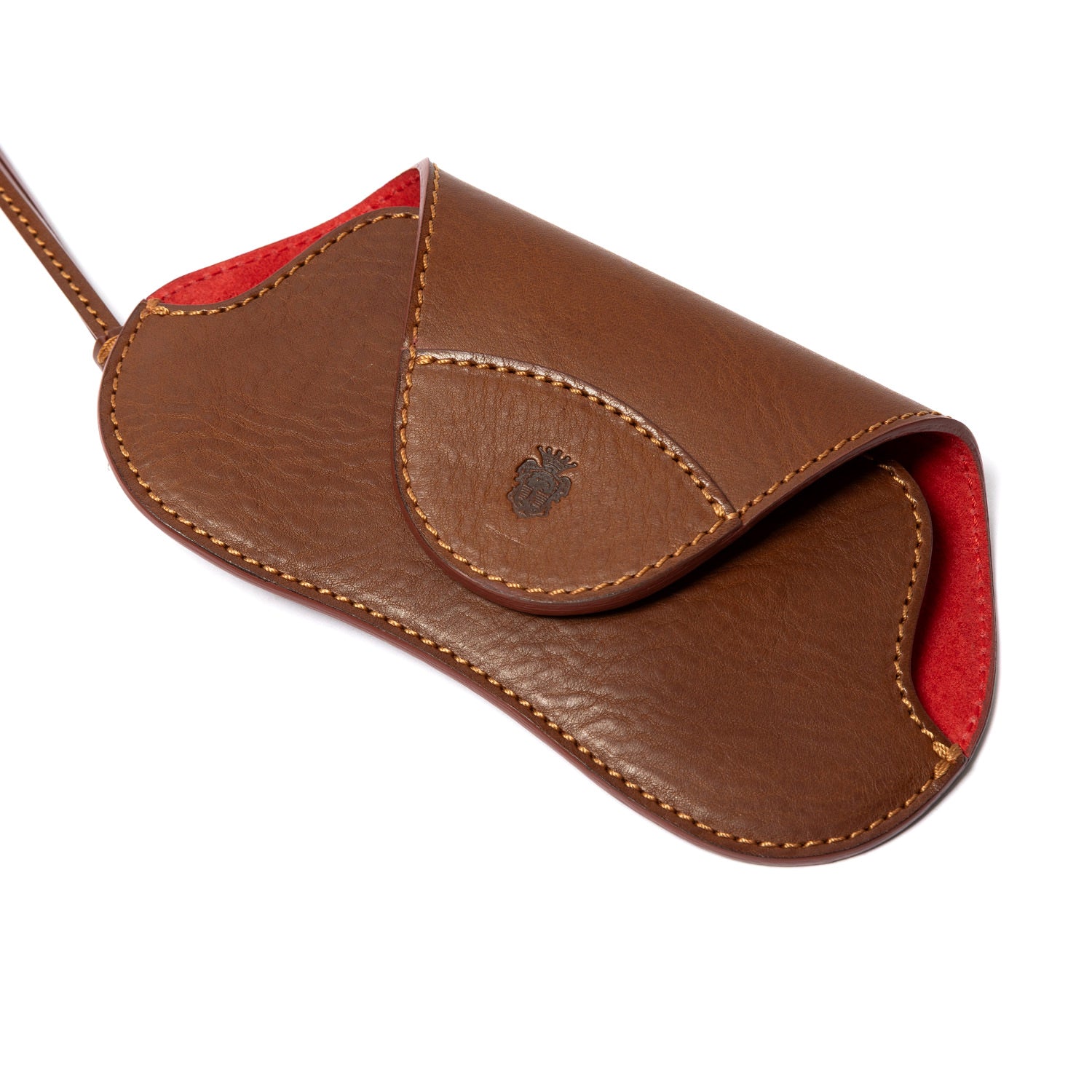 Special Edition: Glasses Case "Traveling Glasses" made from Grained Calfskin - handmade